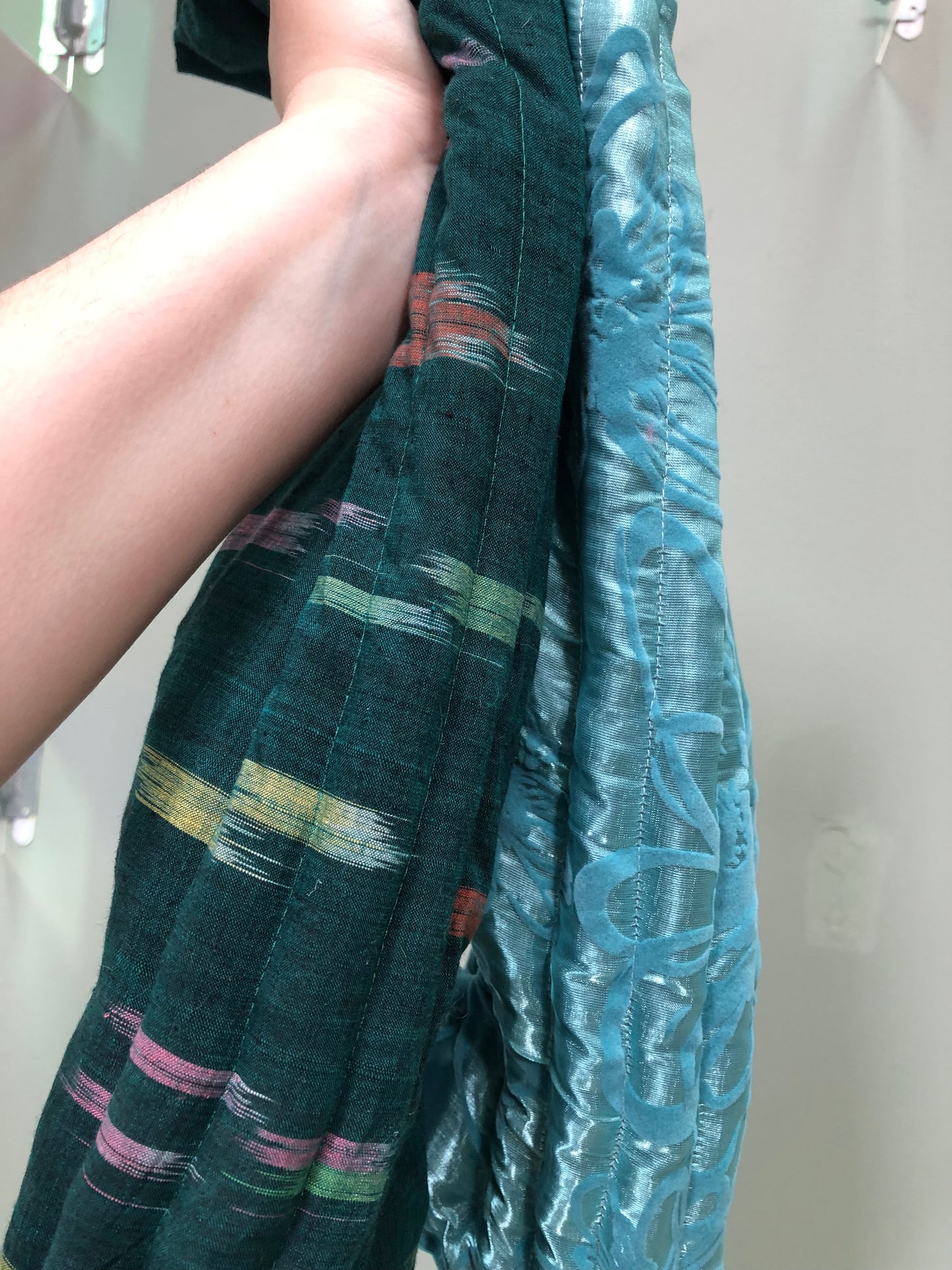 Zero left: Green-banded rainbowfish (cotton) — Deep Pressure Therapy | Cooling Compression Shark