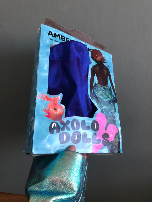 . Axolodolls (free fabric to make mermaid tails!)