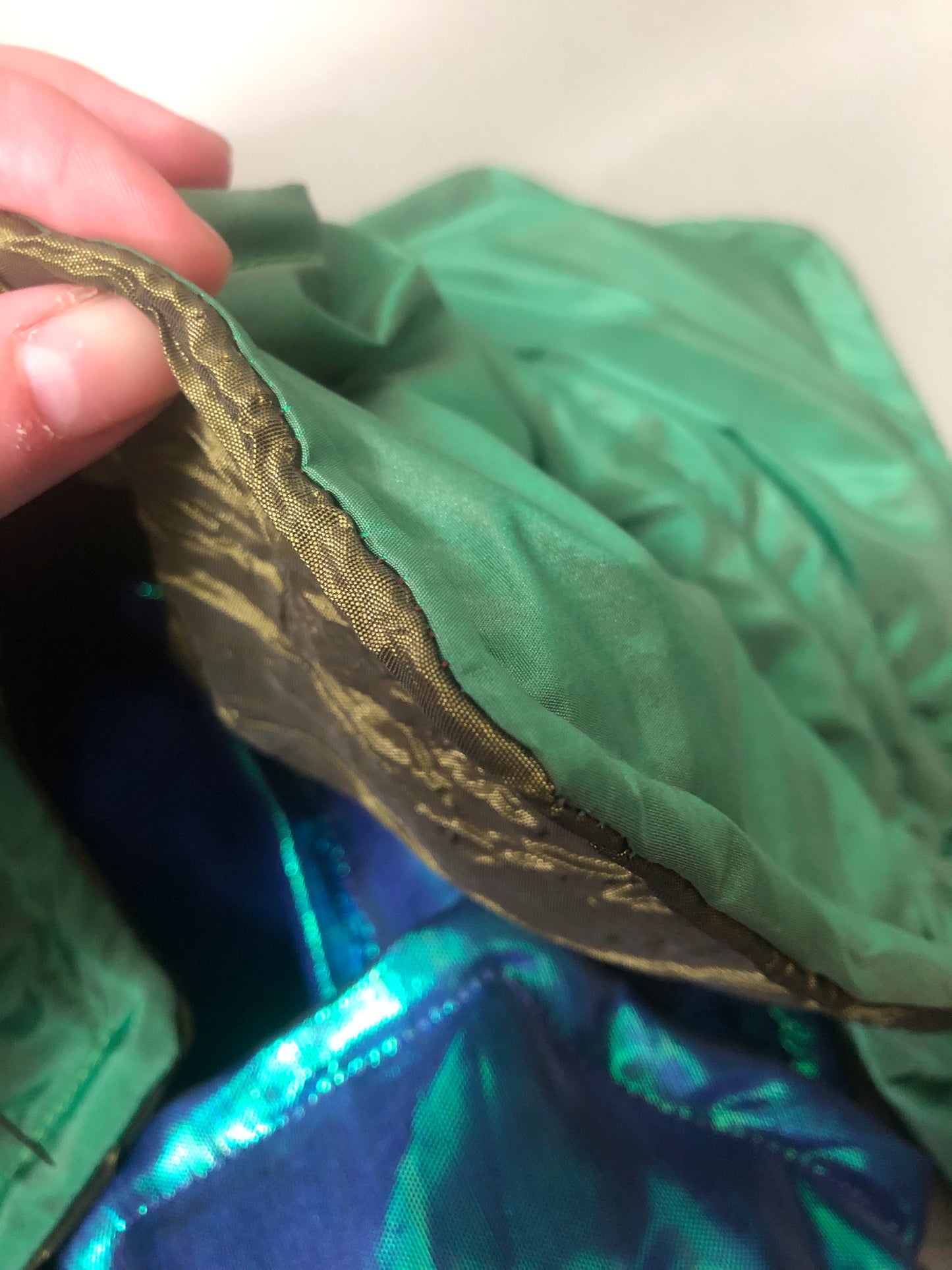 Zero left: Lilypad (crinkle taffeta/ silk) — Deep Pressure Therapy | Cooling Compression Shark