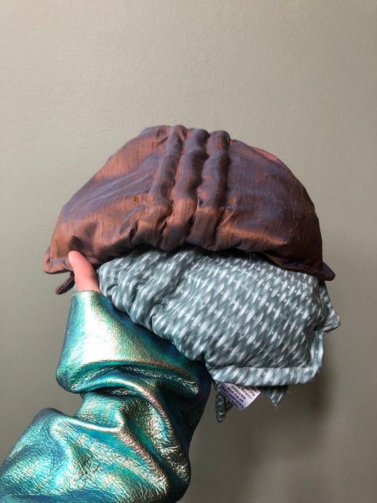 Zero left: Blue grunt (dupioni silk) — Deep Pressure Therapy | Cooling Compression Shark