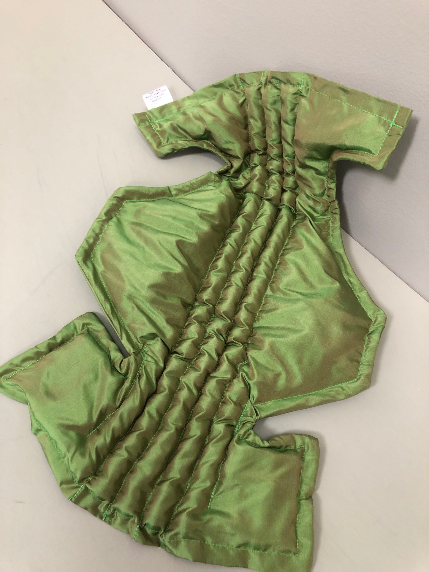 Zero left: Sea- green duochrome silk— Deep Pressure Therapy | Cooling Compression Shark