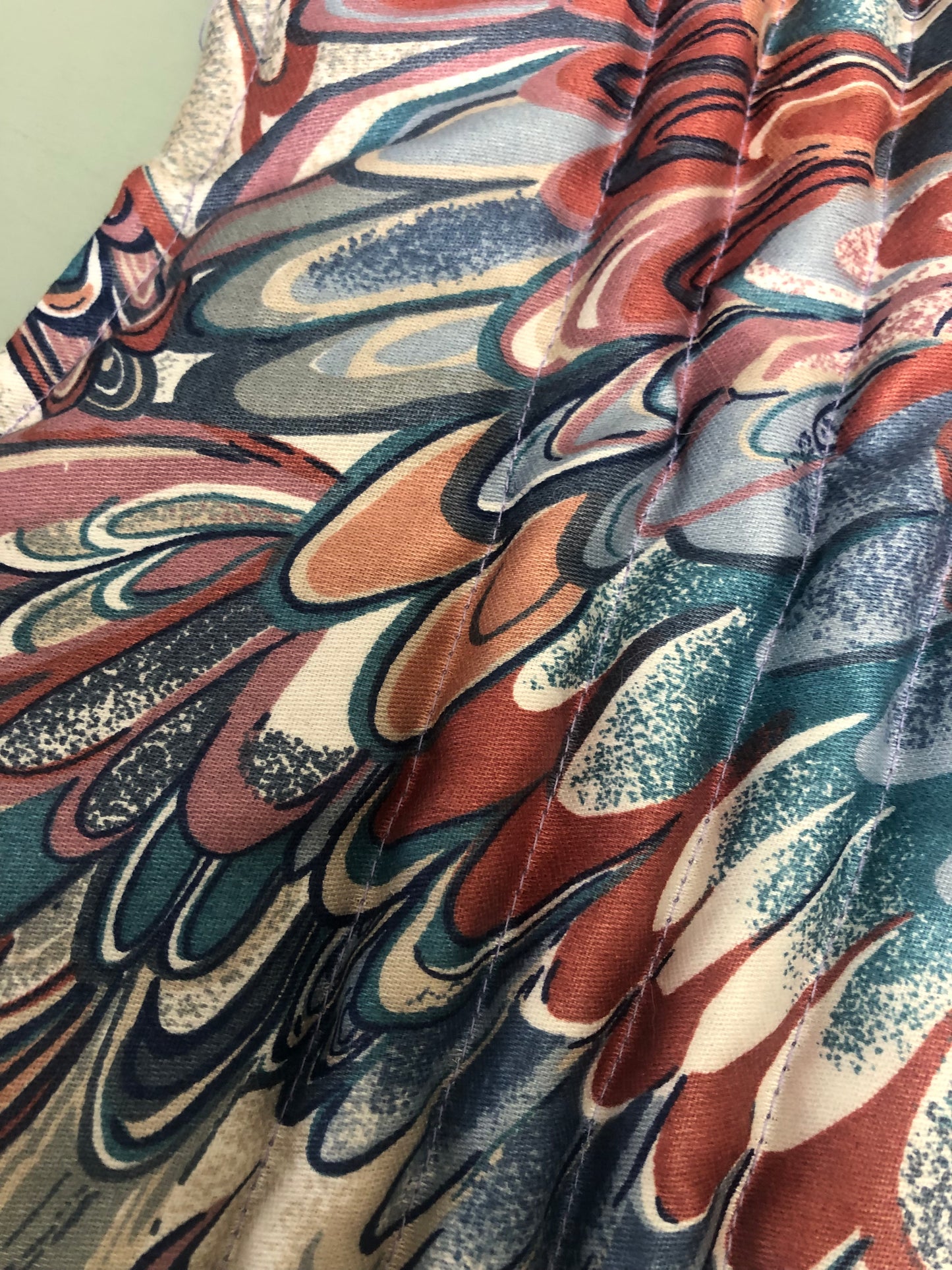 Zero left: Leafy seadragon (dupioni silk/mercerized cotton) — Deep Pressure Therapy | Cooling Compression Shark