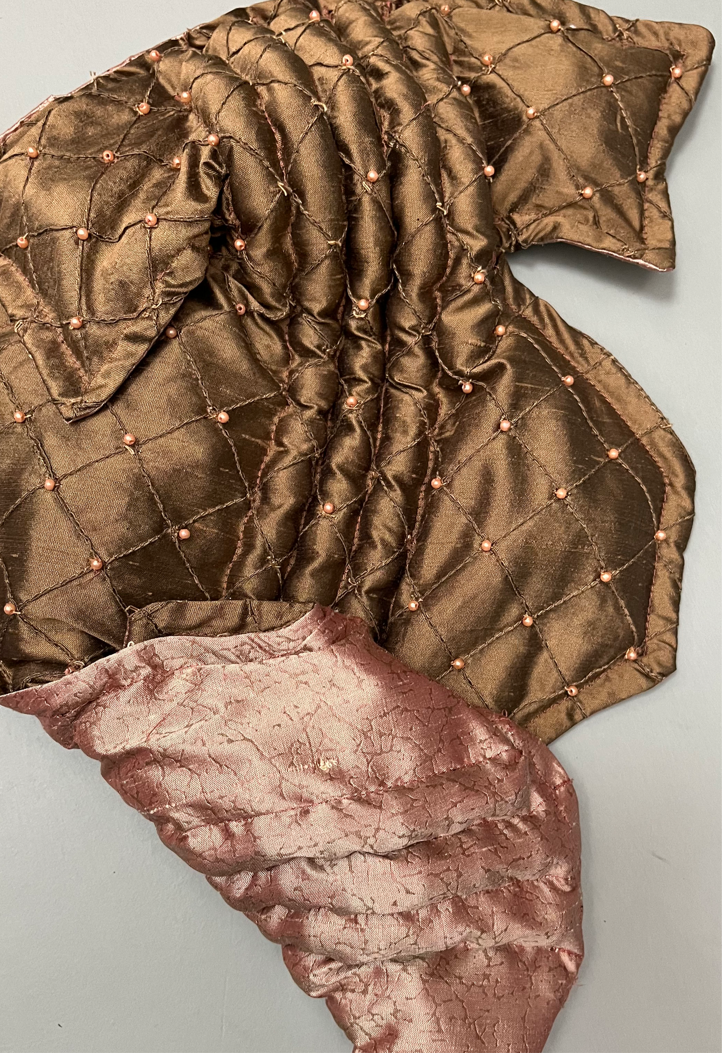 Zero left: Mermaid Tail (beaded silk) — Deep Pressure Therapy | Cooling Compression Shark