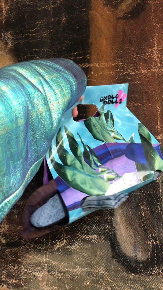 . Axolodolls (free fabric to make mermaid tails!)