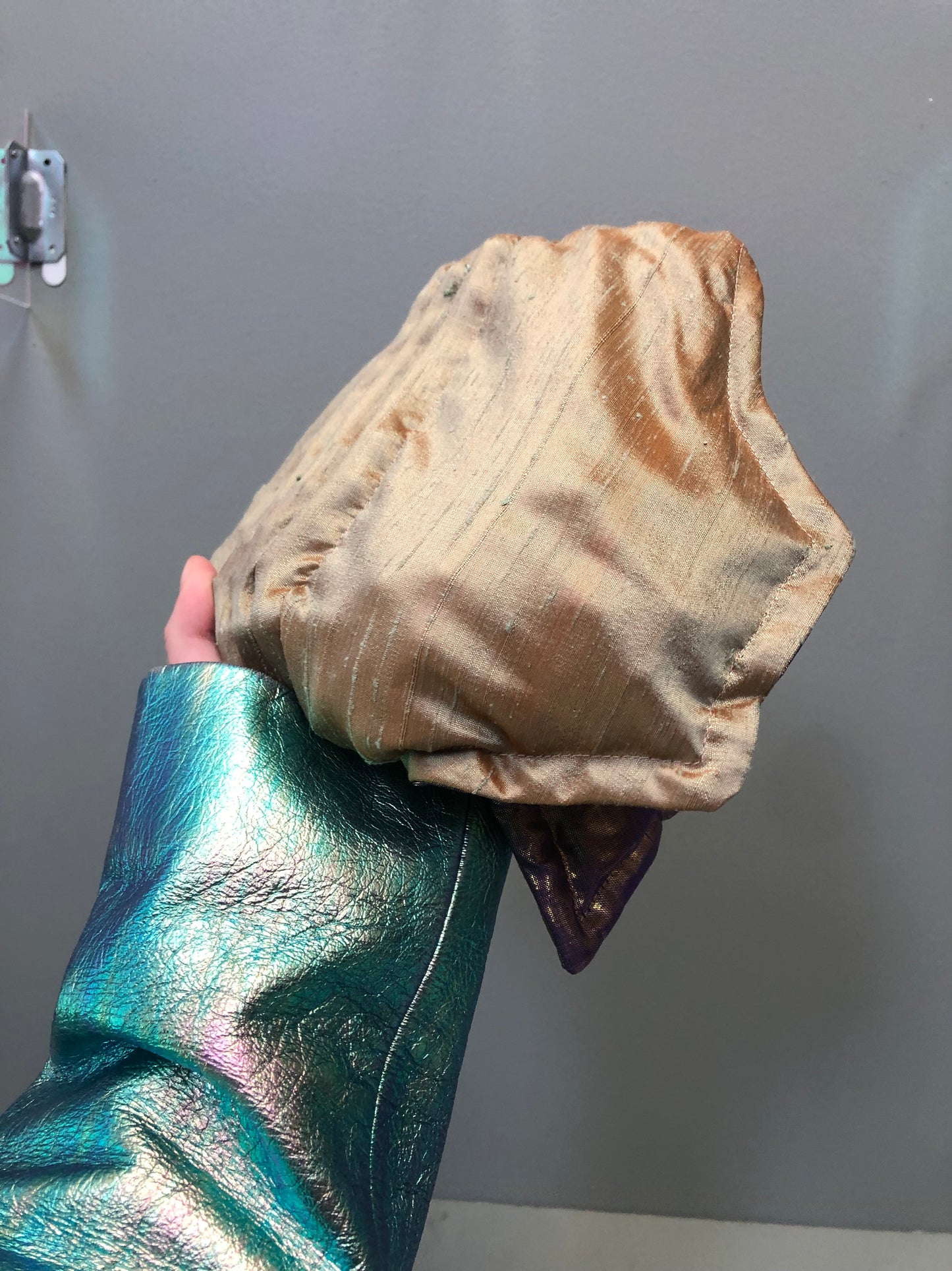 Zero: Green sunfish (dupioni silk) — Deep Pressure Therapy | Cooling Compression Shark