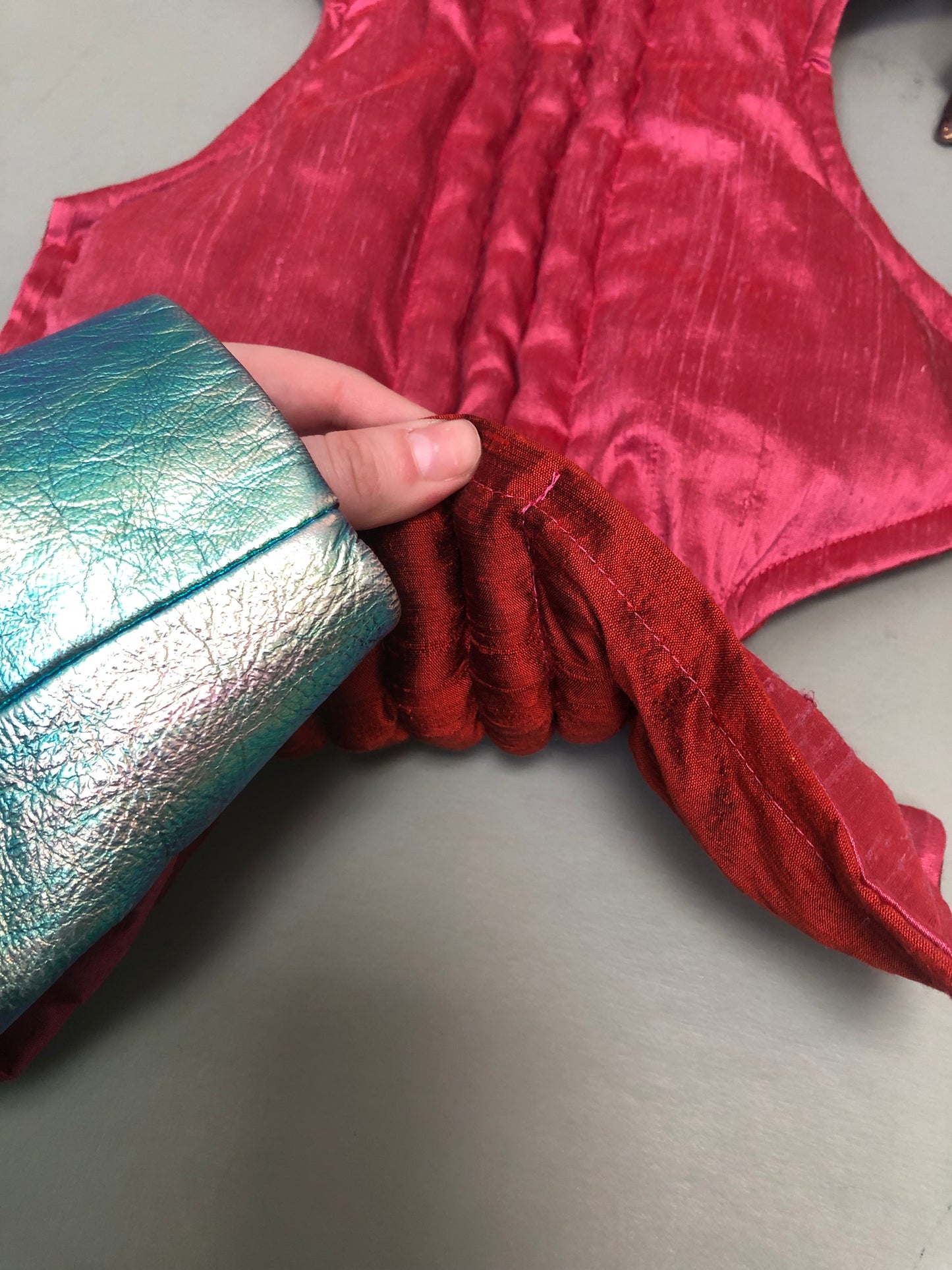 Zero left: Red-bellied parrotfish (dupioni silk) — Deep Pressure Therapy | Cooling Compression Shark