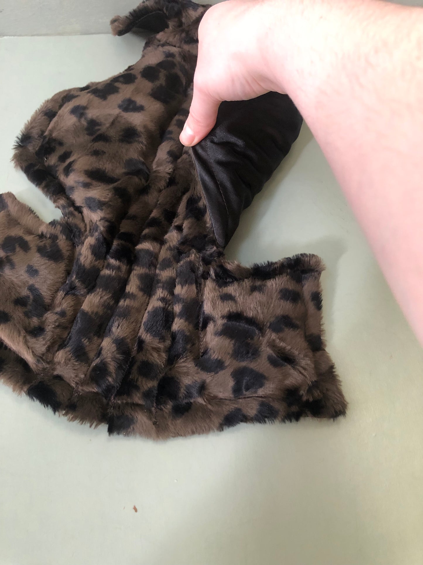 Zero left: Brown-spotted rabbitfish (dupioni silk/minky) — Deep Pressure Therapy | Cooling Compression Shark