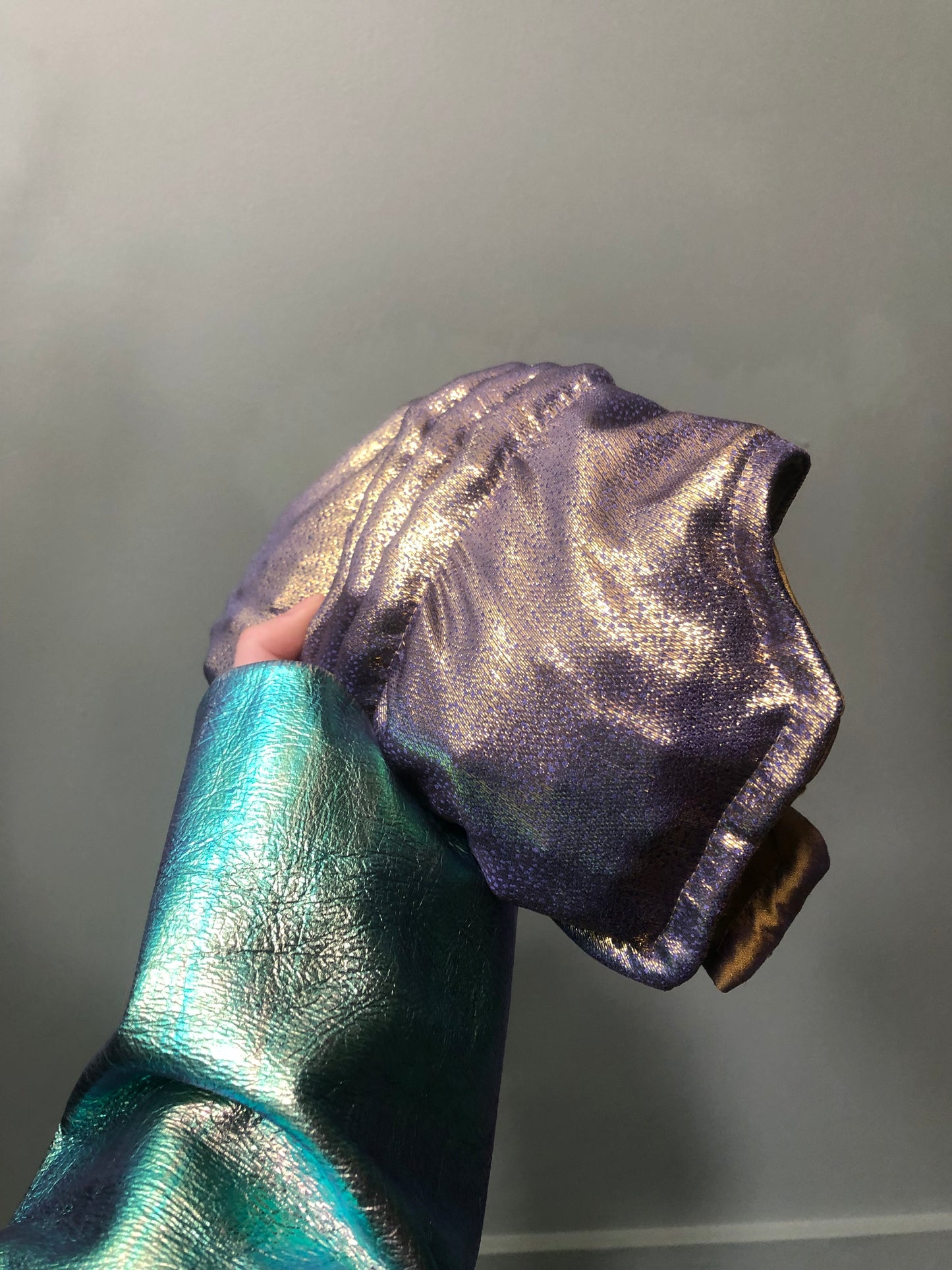 Zero left: Golden firefish (metallic silk) — Deep Pressure Therapy | Cooling Compression Shark