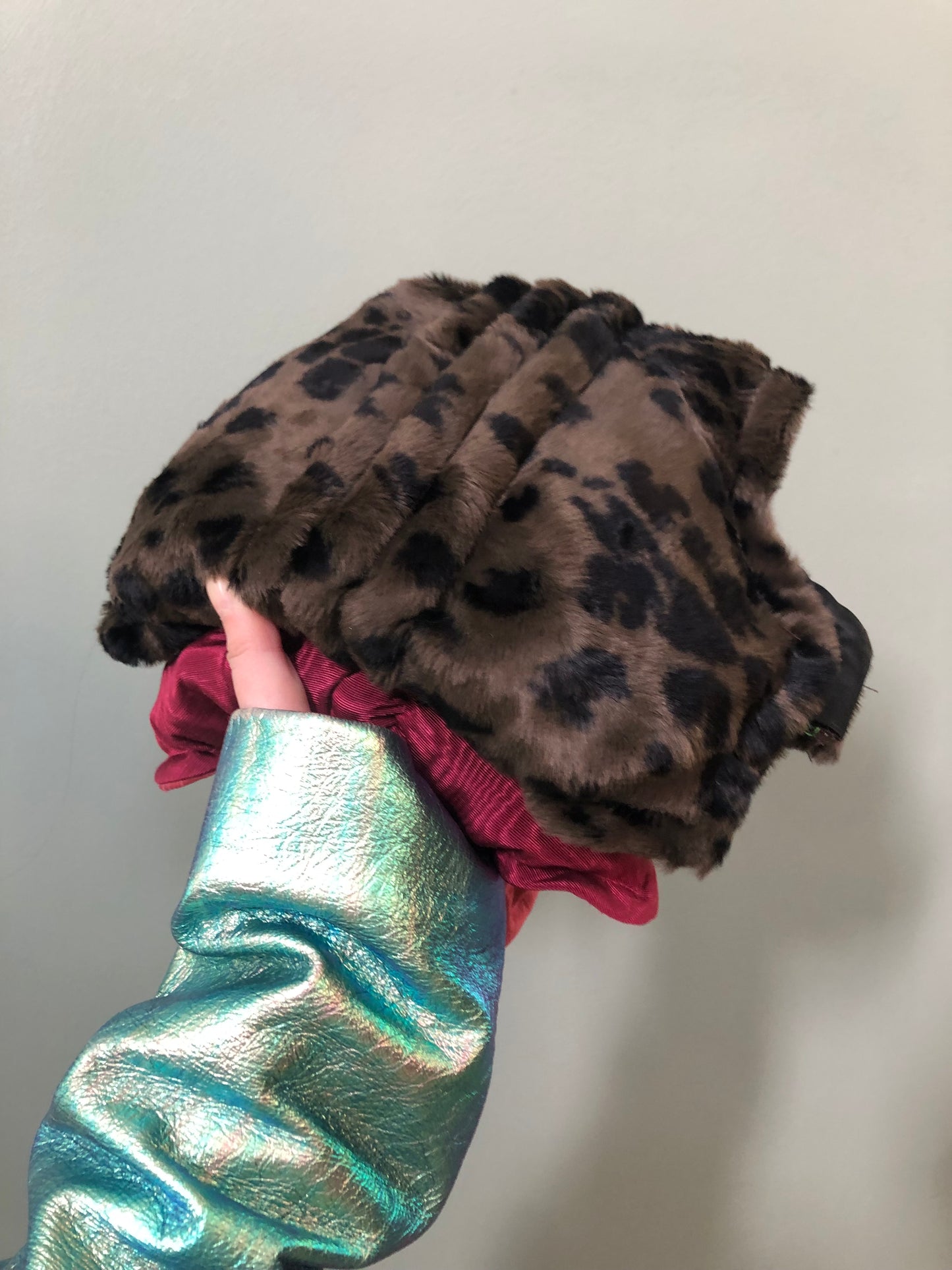 Zero left: Brown-spotted rabbitfish (dupioni silk/minky) — Deep Pressure Therapy | Cooling Compression Shark